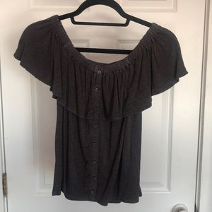 American Eagle Outfitters- ruffle top